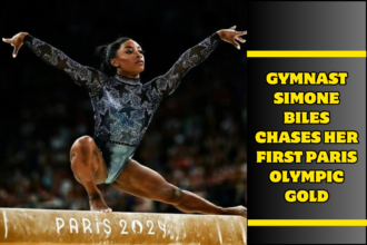 Gymnast Simone Biles chases her first Paris Olympic gold