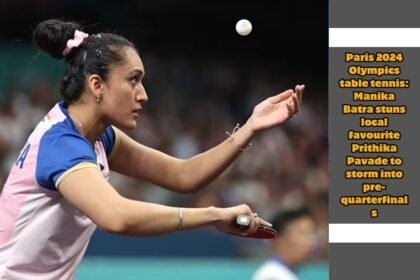 paris-2024-olympics-india-table-tennis-manika-batra-round-of-32-result