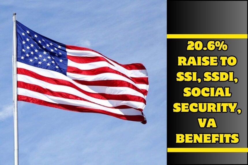 20.6% Raise to SSI, SSDI, Social Security, VA Benefits